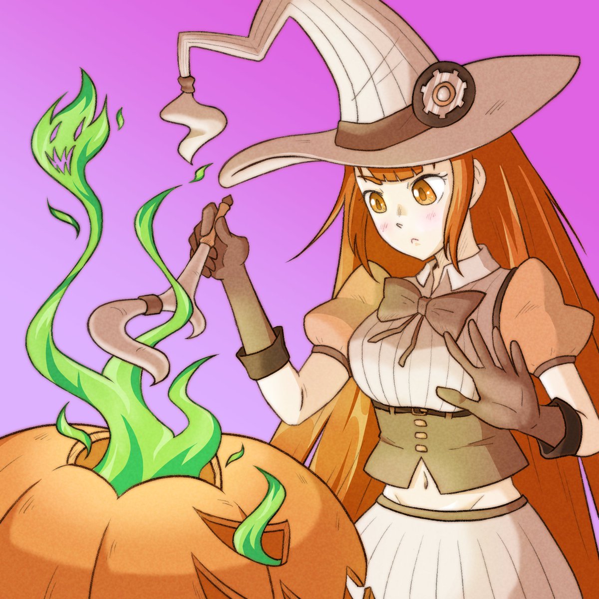 HatoSama96's tweet photo. I made in time! My Halloween post is here :D

Looks like Amélie's up to something this time. Hope it isn't dangerous... https://t.co/4HT5EPRVzs