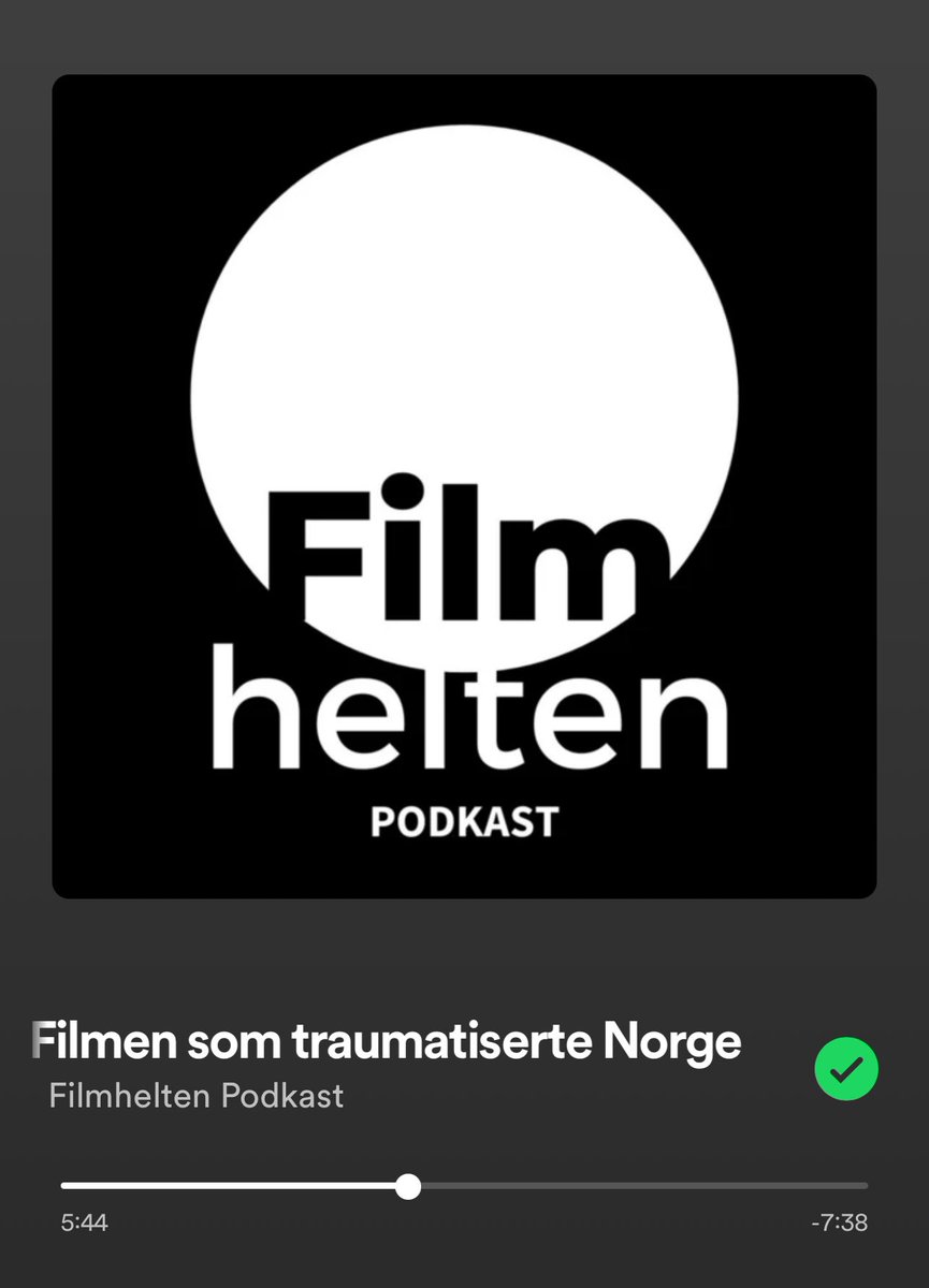 Da er første bonusepisode ute 🔥 Jeg tar en dypdykk i hva mange mener er den skumleste filmen de har sett. Overdrivelse? Ja. Men det er overraskende mange som sier at de ble traumatisert av denne norske filmen som barn. La oss finne ut hvorfor 😎 open.spotify.com/episode/6gyupc…