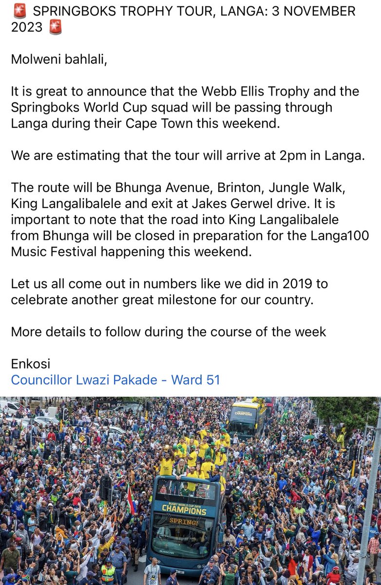 PhaksPhothinja's tweet photo. Let’s go

We did it in 2019. Let’s do it again  🏉🇿🇦

#SpringboksTour #SpringboksRWC https://t.co/foersPkOOh