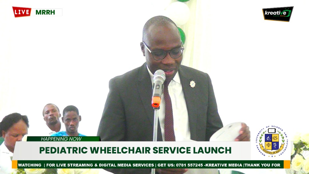 MbararaHospital's tweet photo. #HappeningNow
PEDIATRIC WHEELCHAIR SERVICE LAUNCH AT @MbararaHospital
WATCH HERE: https://t.co/i5X2Erv3HN
Or
Mbarara Regional Referral Hospital Facebook Page:
https://t.co/qarblkKyES
Stream Powered by @KreativeMediaUG https://t.co/tjp7uaM7CK