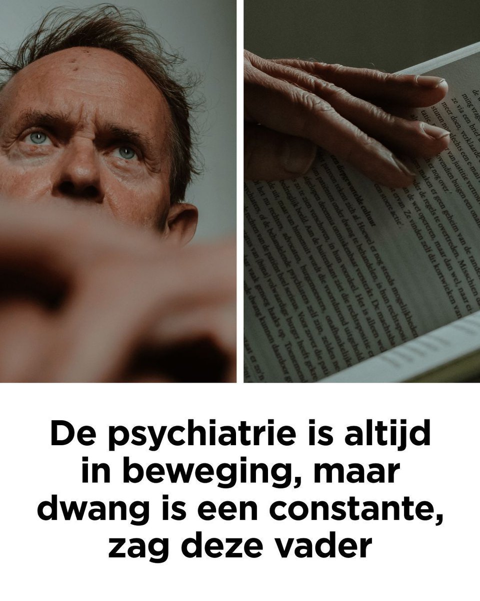 decorrespondent's tweet photo. Journalist Koos Neuvel verloor zijn dochter aan een eetstoornis. Na jaren onderzoek komt hij erachter: de dwang waaraan zij tijdens haar behandeling onderworpen werd, zit in de haarvaten van de hele psychiatrie. Luister (of leest) het gesprek met hem hier: https://t.co/wM6oAWtkBH https://t.co/wnE44LJreD
