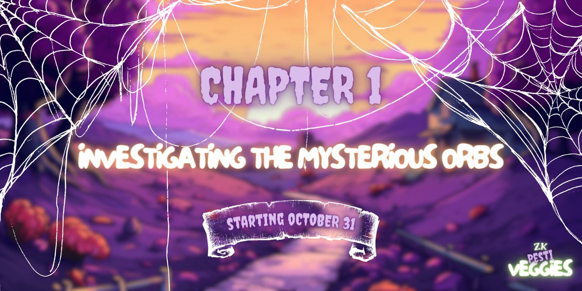 zkVeggies's tweet image. 🎉 Exciting news, Veggies! 🥦✨

Get ready for an epic journey with our first interactive event on X 🎃

Uncover secrets, embark on adventures, and stand a chance to win amazing prizes! 🏆🎁

RT + COMMENT "#ZKVEGGIES" TO REGISTER AND RECEIVE REWARDS ⚠️