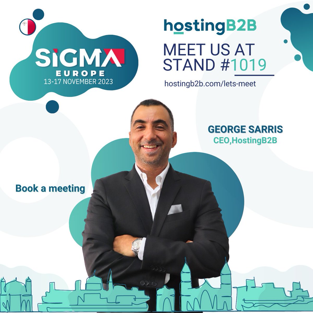 hostingb2b's tweet photo. 🚀 We’re gearing up for the ultimate B2B experience at SiGMA Europe in Malta!

Let’s explore groundbreaking opportunities together. 

Book a meeting with us! 🤝 

↪ https://t.co/mrq81Wz9df

#HostingB2B #LetsMeet #iGaming #SiGMAMalta #WeGotYouCovered #onwardupward https://t.co/tPvzbsqFPj