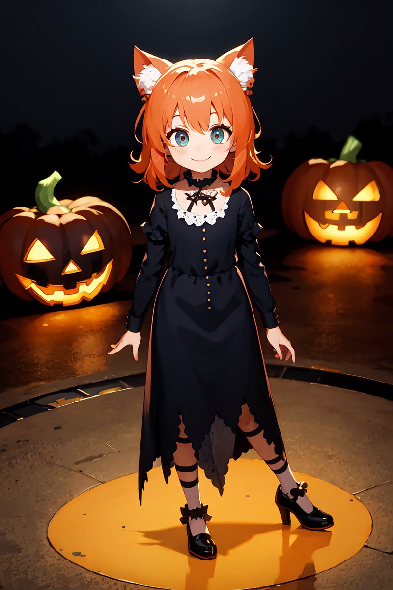 Kz2669's tweet image. 🎃こちらお久しぶりです🎃
今日は数枚ポストするかも…たぶん…ｗ
#アワートAI #AIイラスト少女