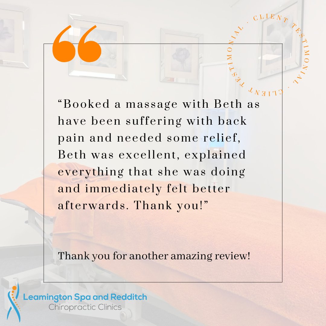 LSRChiro's tweet image. Thank you for your review! We love reading them :) 

#review #massage #deeptissue #chiropractor #chiropractic #lsrc