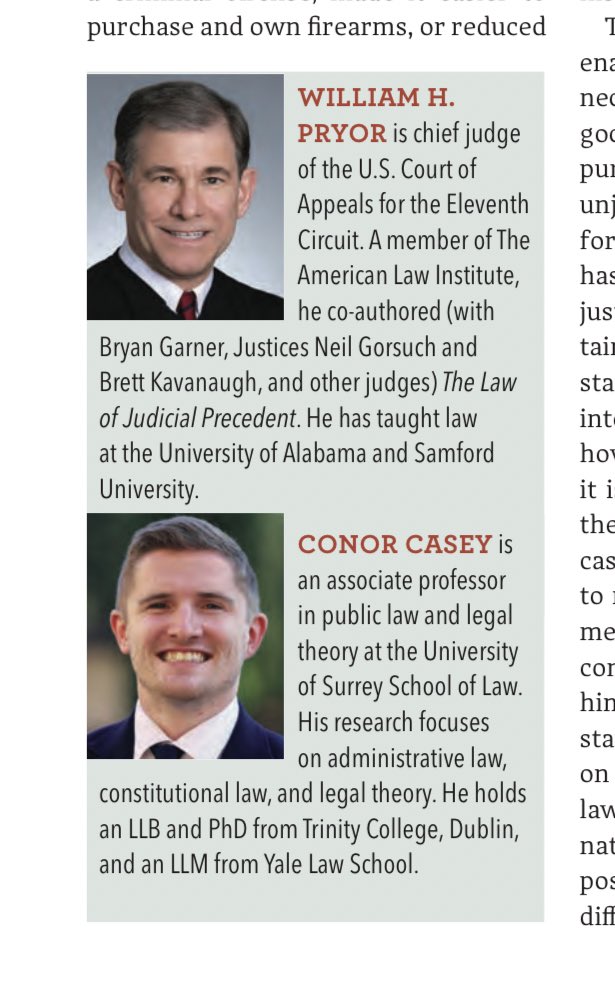 Conor Casey (@caseyco231) on Twitter photo I was delighted to take part in a debate in <a href="/DukeJudicature/">Judicature</a> with Chief Judge William Pryor of the United States Court of Appeals about Common good constitutionalism and originalism. I hope it’s seen as an informative but punchy exchange:
judicature.duke.edu/wp-content/upl… I was delighted to take part in a debate in <a href="/DukeJudicature/">Judicature</a> with Chief Judge William Pryor of the United States Court of Appeals about Common good constitutionalism and originalism. I hope it’s seen as an informative but punchy exchange:
judicature.duke.edu/wp-content/upl…