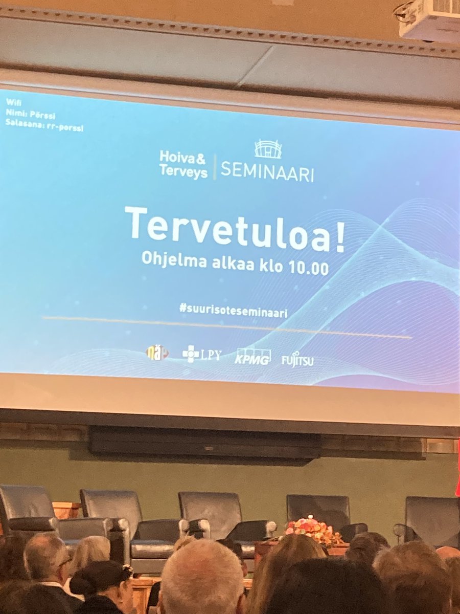 mrailila's tweet photo. Tänään @HoivaJaTerveys #suurisoteseminaari 
Odotuksena mielenkiintoisia keskusteluja ja mahdollisia ratkaisuja rajallisten resurssien käyttöön .
#hyvähoito
#hyvinvointi
#sote https://t.co/FO5PR7yyDn