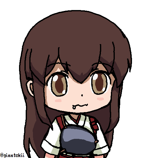 赤城(艦隊これくしょん) 「Treat! お菓子(ご馳走して)!」|銀時＠提督のイラスト