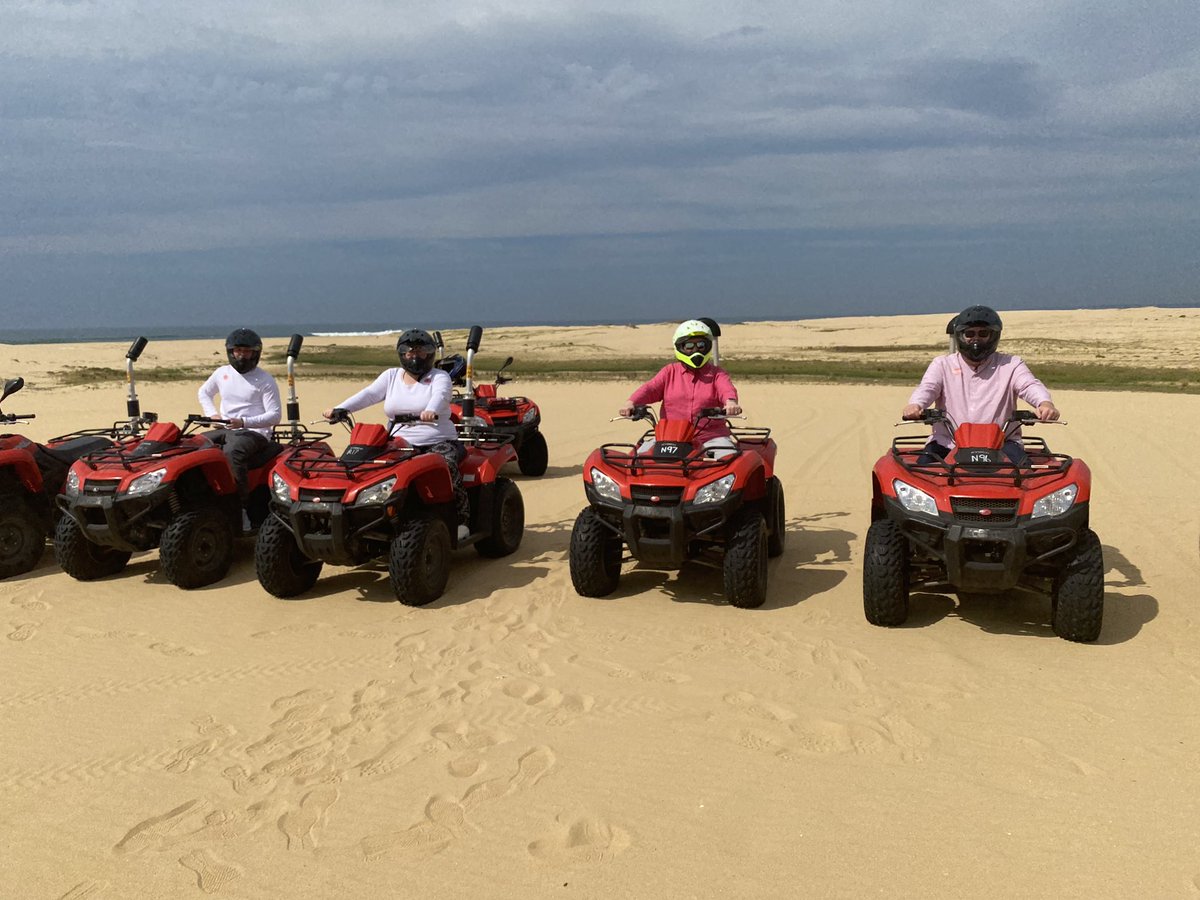 Quod biking across the Worimi Sand Dunes in Newcastle Australia today - great experience, really enjoyed it 😎
