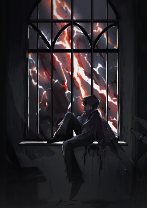 「1boy black cloak」 illustration images(Latest)