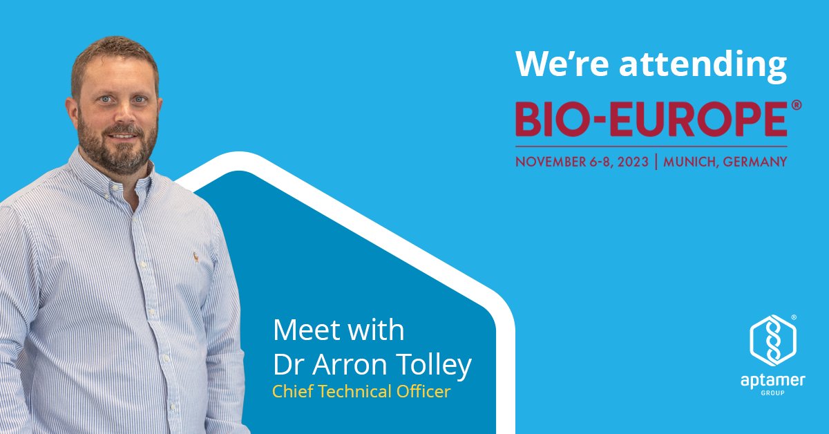 AptamerGroup's tweet photo. 1 week until Bio-Europe! Need a boost for your antibody assays and drug targeting? Meet the team at Bio-Europe or arrange a meeting via the partnering app next week to explore #Optimer tech. #BioEurope #ScienceUnlimited https://t.co/ljAmNkQqG7