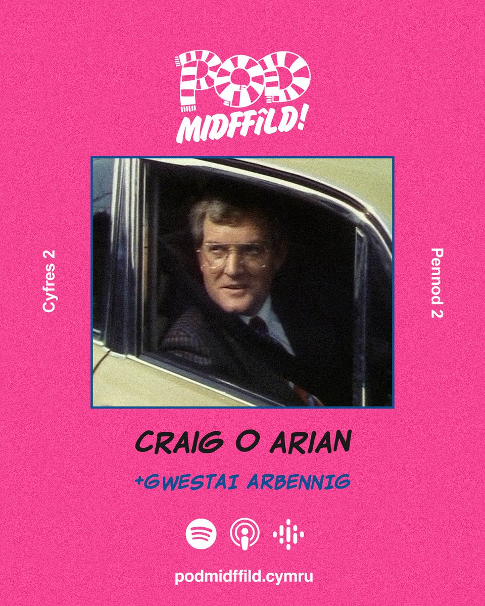 🚨 NEWYDD 🚨  

🎙️ Pennod 9: Craig o Arian🎙️  

🎧 Ar gael ar Spotify, Apple Podcasts, Google Podcasts ac ar podmidffild.cymru 🎧