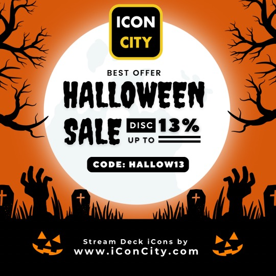 Happy Halloween - From iConCity.com - Take 13% off for today only! #halloween #discount #thirteen #iconcity
