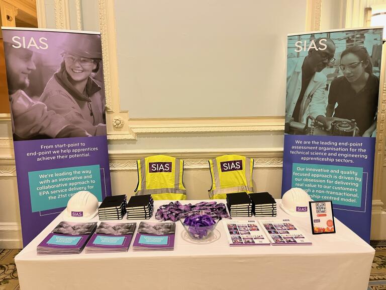 SIAS_EPA's tweet image. We&apos;re set up and ready at the @AELPUK  Conference in #Manchester. If you&apos;re there, come along and find out how we&apos;re #doingthingsdifferently in #endpointassessment. We&apos;re also the registration sponsor and our MD, Steve Smith, takes to the stage at 1045am in the The Big Debate!