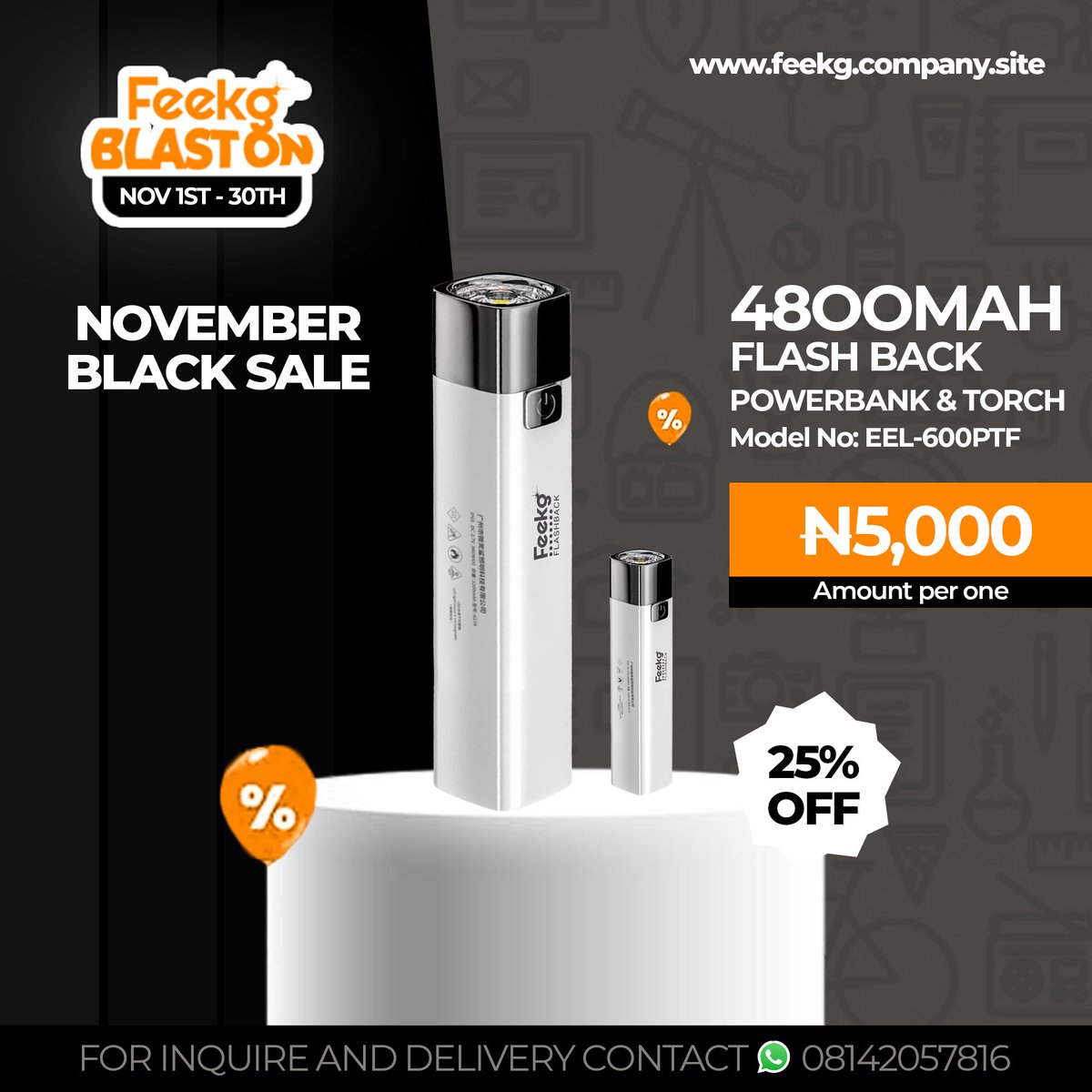 Feekglighting's tweet photo. NOVEMBER BLACK SALE'S

Blast on with outstanding lighting fixture from Feekg Lighting and get up to 25% OFF price!! Amazing right? Don't miss this offer oh.

Clink the link now to get one

https://t.co/xe93HCPa1z

For inquiries and delivery contact on WhatsApp on 08142057816 #nov https://t.co/39uITGthCW