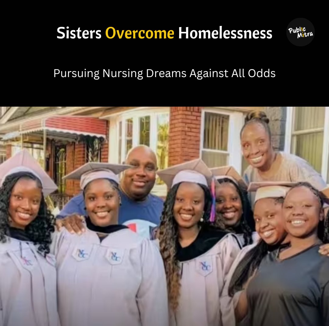 Six homeless New York sisters pursue nursing dreams, inspiring many. Share your thoughts in the comments. #inspiringsisters #nursingdreams #NYsisters