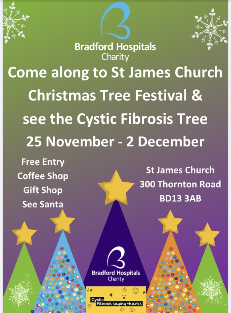 Molly-Mae will have a Christmas Tree at St James’s Church Christmas Tree Festival. raisingfunds for her own Paediatric Respiratory Cystic Fibrosis Team. The care and support they give to children and their families is invaluable 🎄 @PaulDaw00359350 @BTHFTCharity @BTHFT_CCNTeam