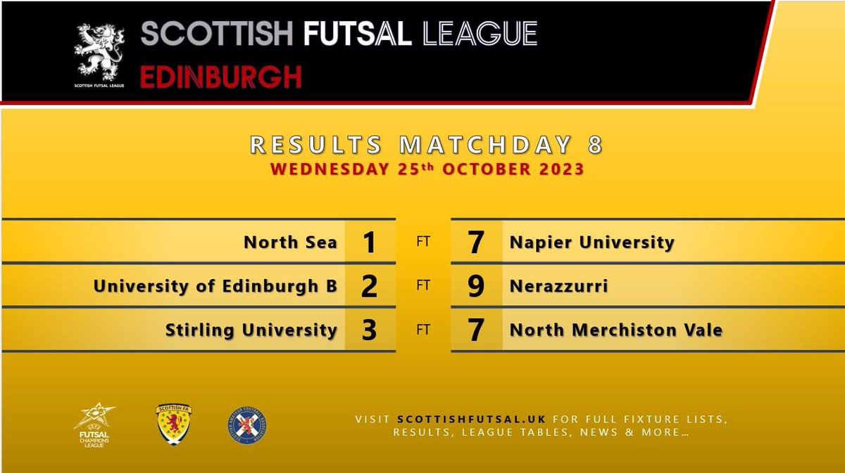 Latest update from <a href="/sfl_edinburgh/">SFL Edinburgh</a> ⚽️