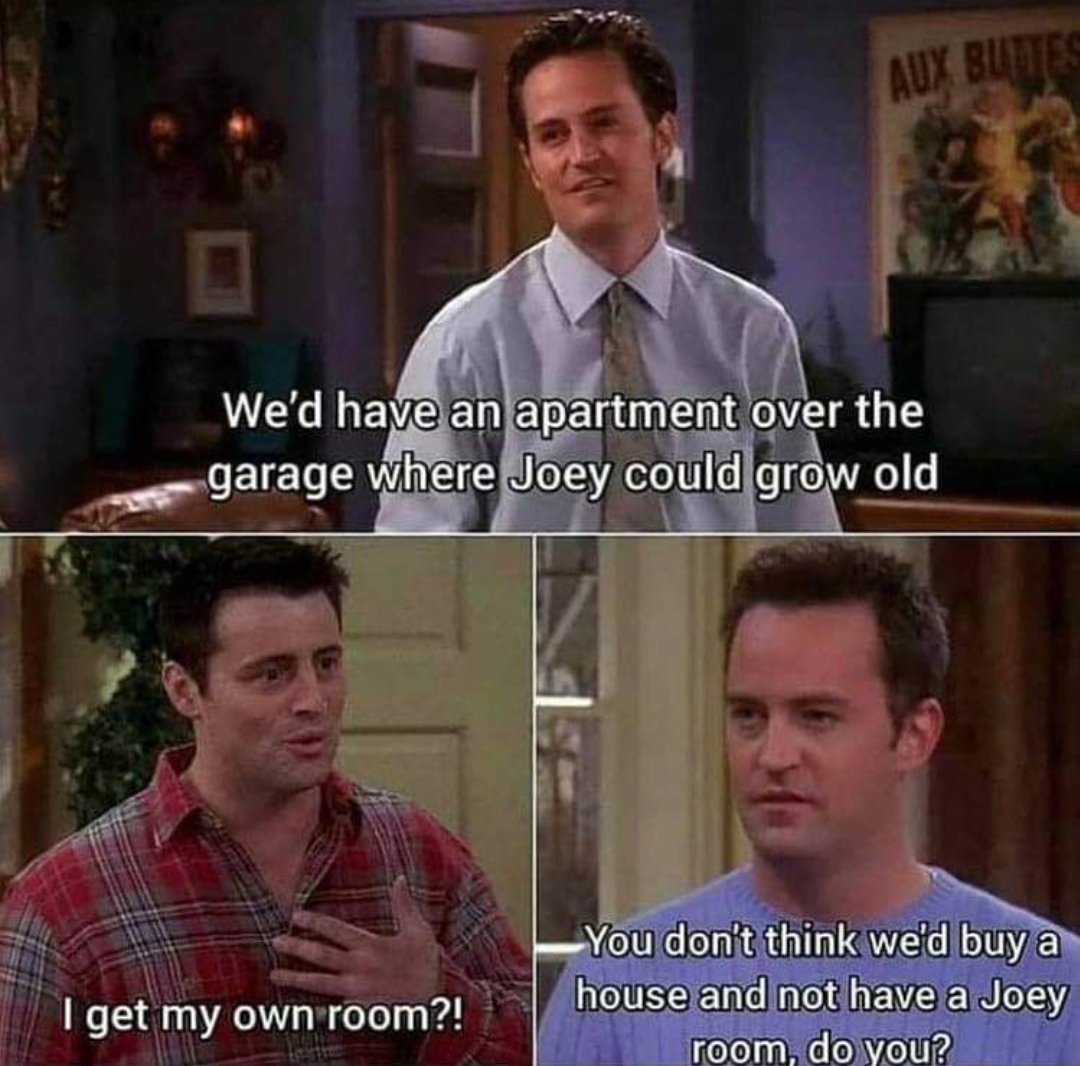ChandlerBing_12's tweet photo. This is the type of friend Chandler Bing was. https://t.co/SZcaWxe8eG