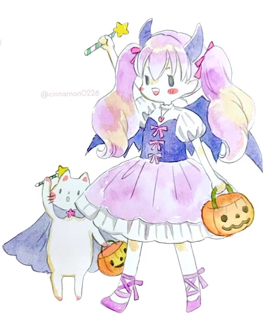 はろうぃーん!  #ハロウィンイラスト