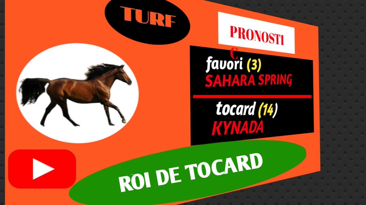 CourseHespress's tweet image. Favori solide +tocard possible 
31.10.2023 chantilly
