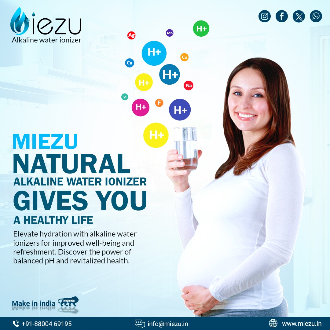 💧 Dive into a healthier life with Miezu's Natural Alkaline Water Ionizer! Hydrate with purpose and let every sip revitalize your body. 🌱💙

For more info:
Call us: 8800469195
Visit us: miezu.in

#MiezuHydration #AlkalineAdvantage #HealthySipping #IonizedLiving
