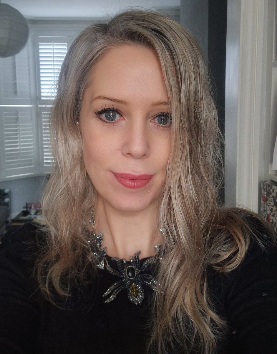 Happy Halloween from me and my giant spider necklace!