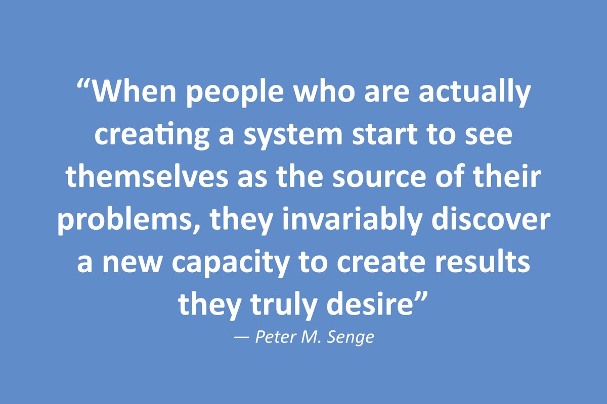 Great quote from Peter Senge