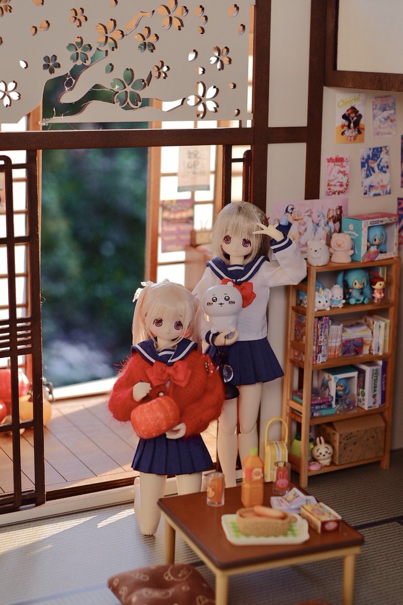 ssdollysss's tweet photo. *´ ᵕ `)/ Happy Halloween!! ✨👻🎃
#azone #azonejp
#アゾン #rementjapan #rement #アゾカツ #アゾンドール #アゾンドール #azonedolls #minihouse #ハロウィンドール撮影2023 https://t.co/sphdWapMx3