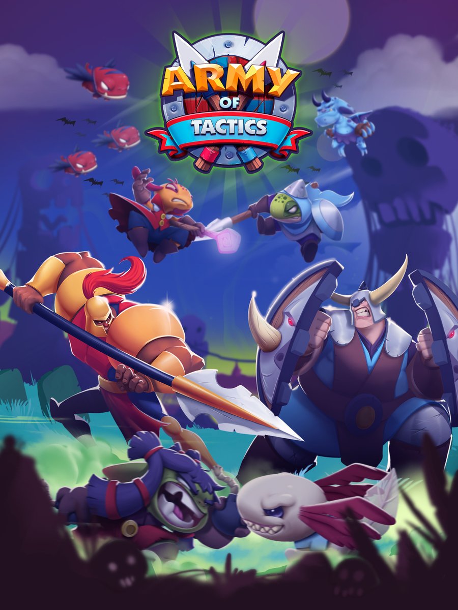 AOTactics's tweet image. GM and Happy Halloween, Fortuneers! 🎃 Time to scare up some tactics and treats in the spookiest arena battles. 👻🍬

#ArmyOfTactics | #Web3Gaming | #MobileGaming