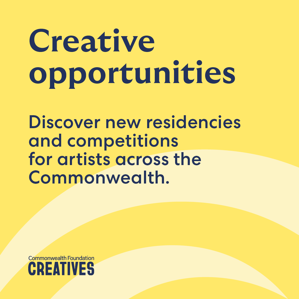Have you explored the creative opportunities listed on our website?

commonwealthfoundation.com/opportunities
