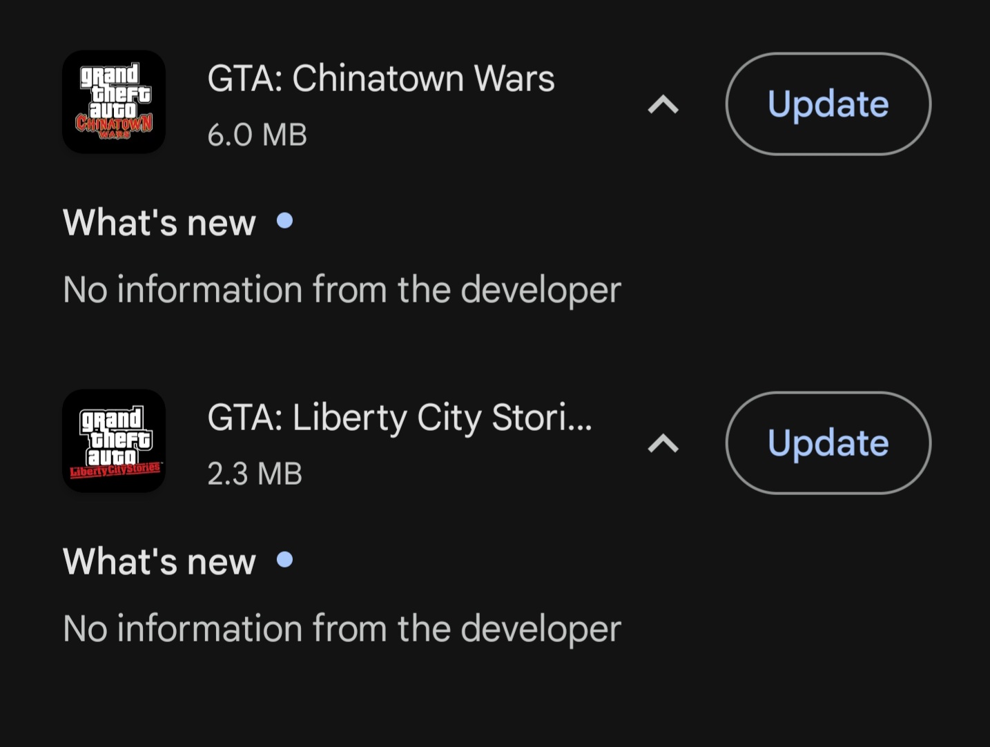 GTA Liberty City Stories e Chinatown Wars estão disponíveis