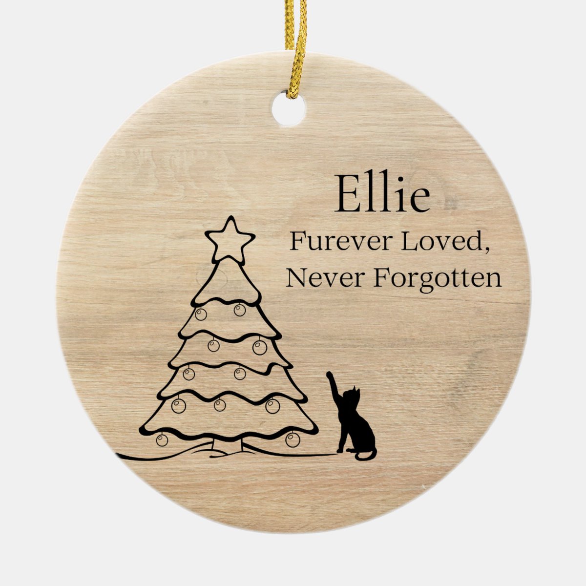 Cat Christmas Pet Memorial Gift For Cat Lovers Ceramic Tree Decoration zazzle.co.uk/z/nlruhg2q?rf=… via @zazzle
I designed this cat ornament to be simplistic yet elegant as a heartfelt sentiment to your cat 🐈. #petmemorial #catowner #catlovergift #personalisedcatornament #catlovers