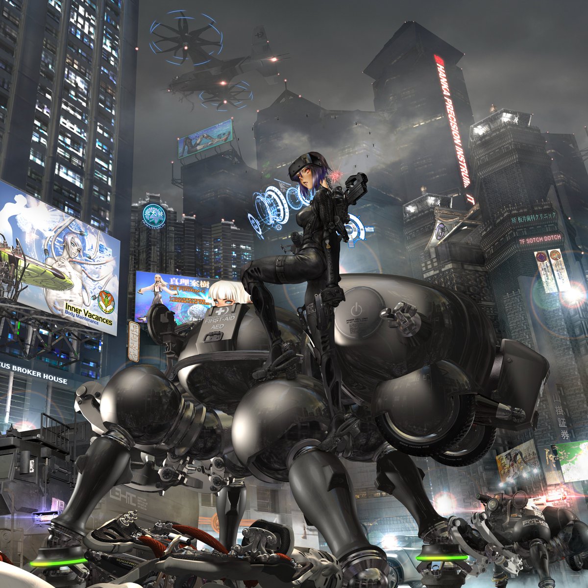 thegitsofficial's tweet photo. 『攻殻機動隊』公式グローバルサイトが、10月31日(火)ローンチ！ メインビジュアルは原作漫画家・士郎正宗の完全描きおろし。士郎正宗が『攻殻機動隊』について語った初のロングインタビューも掲載！
https://t.co/E9lwkMDEQ6

©士郎正宗/講談社
#攻殻機動隊 #ghostintheshell https://t.co/YSwu4kgQZd