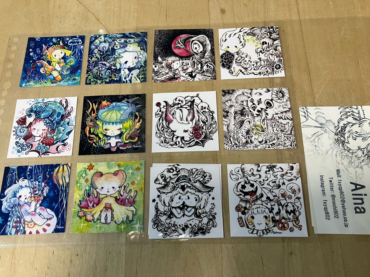 karakur's tweet photo. 【#pico展 ミニ原画展in新宿2023.10通販】でお願いした複製ミニ原画、届きました。ありがとうございます！

ハロウィン当日届いたAina @mochi802 さんのハロウィンワールド、かわいいですー！✨✨前回の複製ミニ原画とともに。集める楽しみ、ありがとうございます！ https://t.co/tlNJQ2vb5U