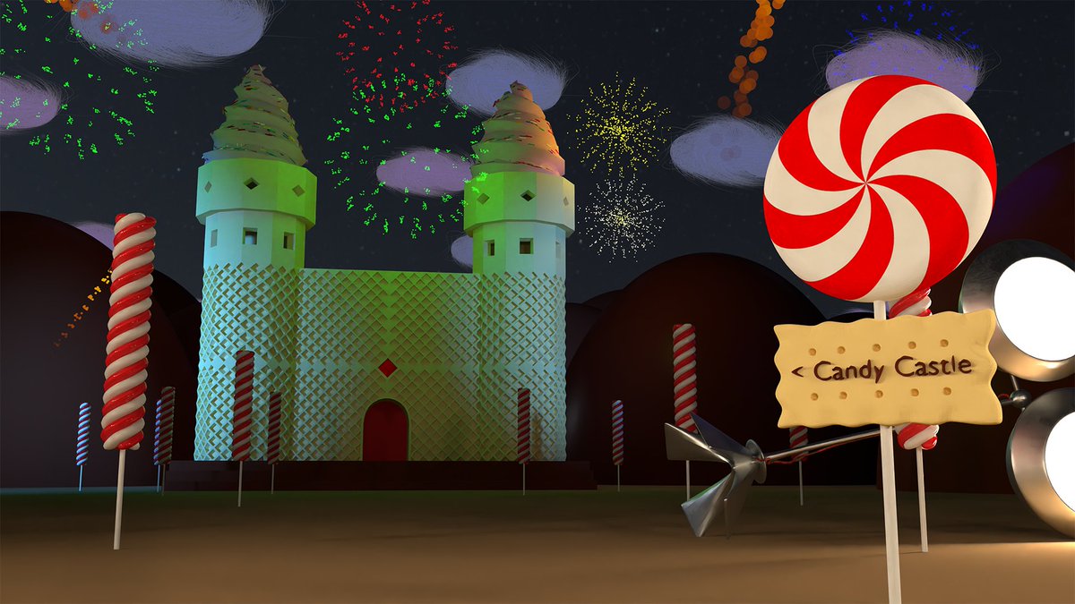 Candy Castle Animation tweet media