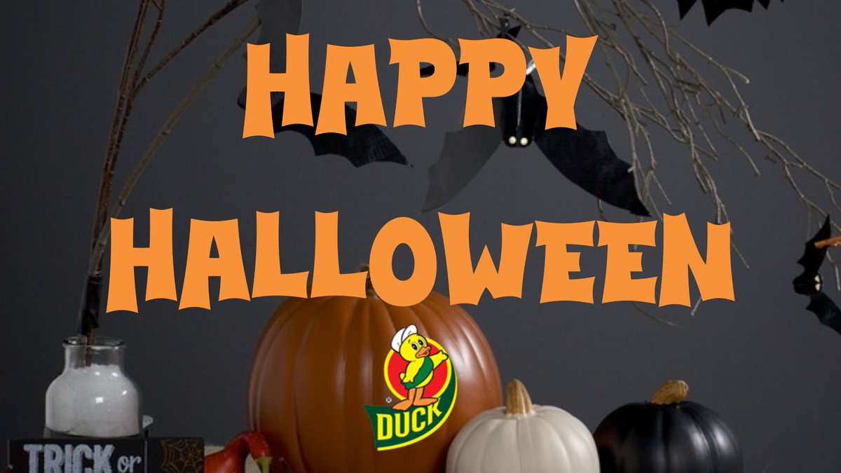 🎃👻 Wishing you a hauntingly happy Halloween from all of us at Duck® Tape! 🦇✨

May your day be filled with spooktacular surprises and ghoulishly good times. Have a wickedly fun and safe Halloween night! 🕷️

#DuckTapeUK