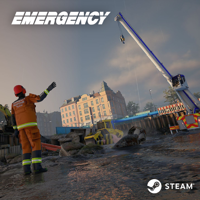 emergency_game's tweet photo. Grab your gear, recruit your squad, and jump into EMERGENCY's new Steam chapter. Play FREE now and be part of the action! Experience the adrenaline of co-op rescues and strategic challenges. 💪🎉 #EMERGENCY #NewOnSteam
