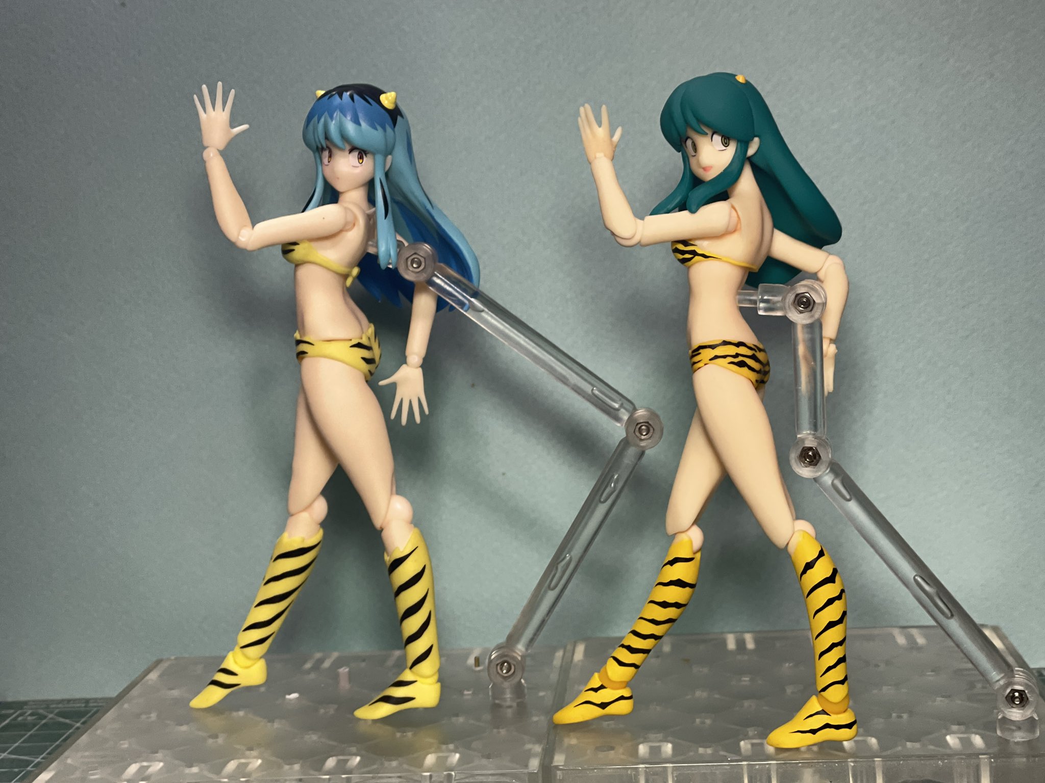 うる星やつら ラム&amp;テン フィギュア BUZZmod. 浮遊も再現！『うる星やつら』ラムとテンが1／12の可動