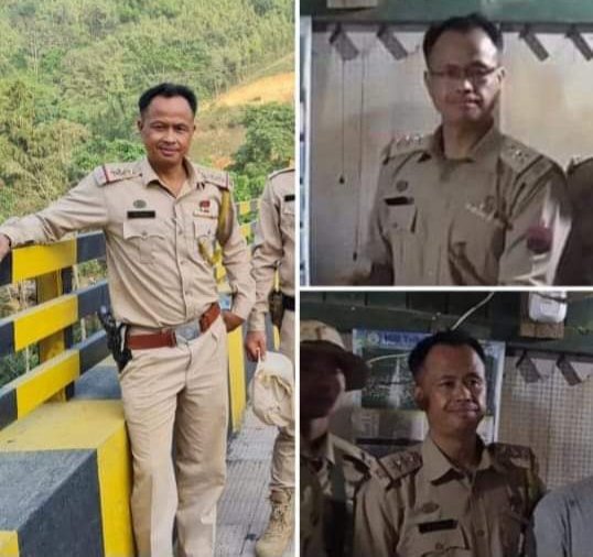 virbhadrayumnam's tweet photo. 31st Oct., 2023:
At 9 am, SNIPER attack at Manipur Police who were cleaning the Sunshine Ground at Moreh by #kukimilitants

SDPO Anand Chingtham died after serious injury.

Enclosed photo :
Manipur police cleaning the ground.
SDPO Anand Chingtham (Died).

A threat to State government by a militant group is a threat to India Government.

AND, WHY INDIAN GOVERNMENT IS STILL SILENT ABOUT THIS ?
@narendramodi @AmitShah