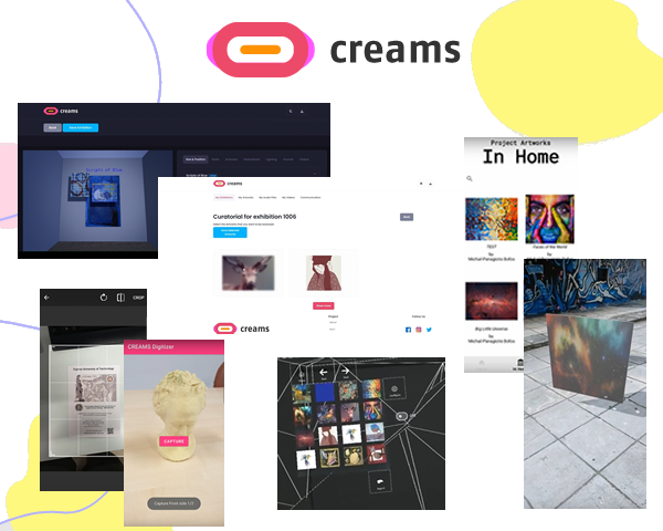 creamsproject's tweet image. Check out the high-fidelity technologies and tools of CREAMS, such as, the artist-centered content management system, the virtual reality editor and viewer, the augmented reality app, the mixed reality app and the artwork digitization app - creams-project.eu/demos.php