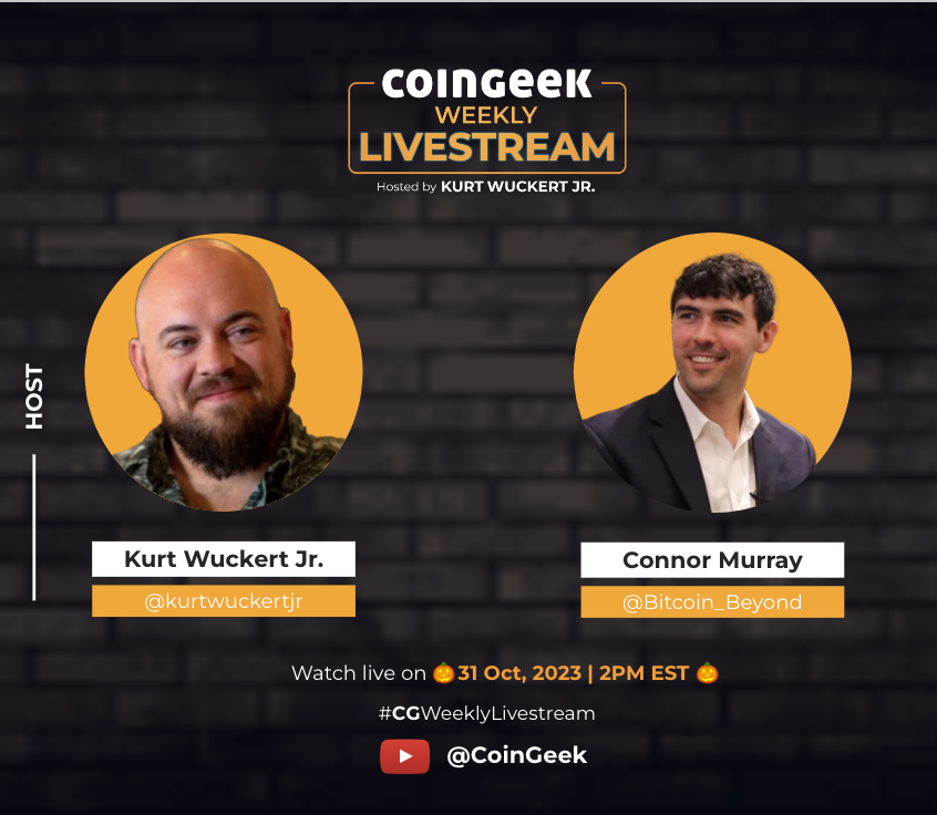 RealCoinGeek's tweet image. On Today's #CGWeeklyLIvestream, @kurtwuckertjr and @Bitcoin_Beyond discuss all that is #Bitcoin on the 15th anniversary of the #BitcoinWhitepaper 🤓

Join us at 2PM EST youtube.com/watch?v=YQKR98…

Live chat is open for questions🎙️