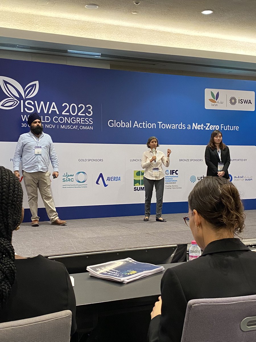ca_fenn's tweet photo. Engineers have power in the safer future of e waste. 

Engineers are decision makers at many stages in product design, Dr @Amrit_Chandan, Dr Deepali Khretriwal and Kannika Khwamsawat challenge engineers to think about modularity and whole life cycles for a safer world. #ISWA2023 https://t.co/TW1lo25DAi