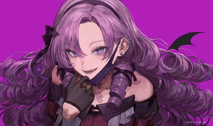 壱百満天原サロメ( )様の『ヴァンパイア』歌ってみたのイラストを担当させていただきましたよろしくお願いいたします 