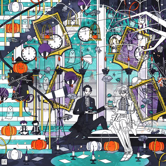 #E_A_T_3 #ハロウィン  「ハッピーハロウィン?」