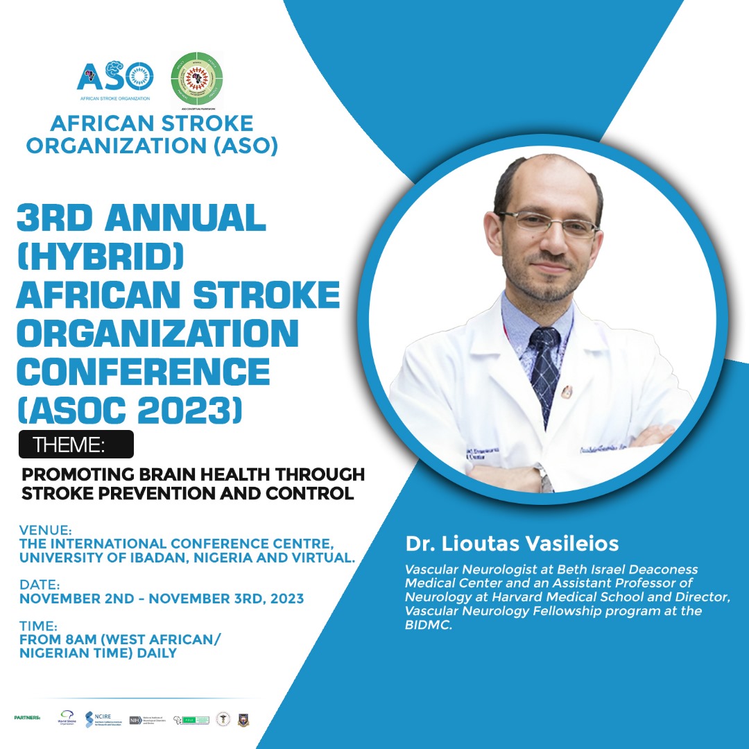 African Stroke Organization(ASO) (@africanstroke) on Twitter photo 📢 #ASOC23 REGISTER TO ATTEND
Speakers:
✔️Prof.Fred Stephen Sarfo , <a href="/KNUSTGH/">Kwame Nkrumah University of Science and Technology</a>
✔️Dr. Tarun Dua <a href="/WHO/">World Health Organization (WHO)</a>
✔️ Dr. Lioutas Vasileios
Registration here
Starting from 2-3 Nov asoc2023.vfairs.com/en/registration
For ASO membership contact: africanstrokeorg@gmail.com
<a href="/DrTedros/">Tedros Adhanom Ghebreyesus</a> <a href="/WHOAFRO/">WHO African Region</a> <a href="/WorldStrokeOrg/">World Stroke Org</a> 📢 #ASOC23 REGISTER TO ATTEND
Speakers:
✔️Prof.Fred Stephen Sarfo , <a href="/KNUSTGH/">Kwame Nkrumah University of Science and Technology</a>
✔️Dr. Tarun Dua <a href="/WHO/">World Health Organization (WHO)</a>
✔️ Dr. Lioutas Vasileios
Registration here
Starting from 2-3 Nov asoc2023.vfairs.com/en/registration
For ASO membership contact: africanstrokeorg@gmail.com
<a href="/DrTedros/">Tedros Adhanom Ghebreyesus</a> <a href="/WHOAFRO/">WHO African Region</a> <a href="/WorldStrokeOrg/">World Stroke Org</a>