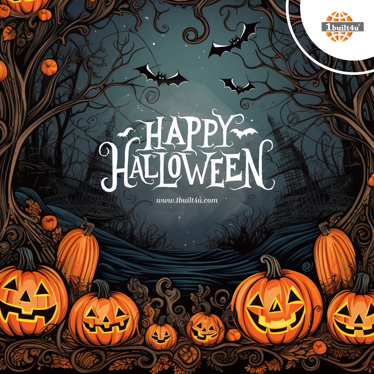 Wishing you a spooktacular Halloween filled with laughter and treats! 🎃👻 

#1built4udotcom
#1built4u
#HappyHalloween
#HalloweenFun
#TrickOrTreat
#HalloweenMagic
#SpookySeason
#HalloweenNight
#HalloweenVibes
#CostumeParty
#WitchyVibes
#GhoulishGathering
#CreepItReal