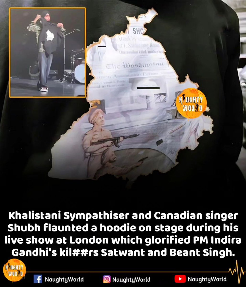 suchayaar9192's tweet image. Ab bhi agar koi Indian iski support me h to vo Indian nhi h!! ❌ #Shubh #Khalistani #boycottshubh 
. 
. 
. 
Retweet : Jo Indian hai ✅