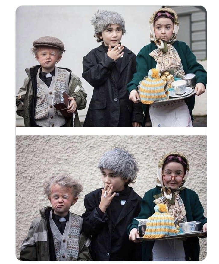 Honestly I think this is my favourite Halloween costume ever!

[Original Source Unknown]