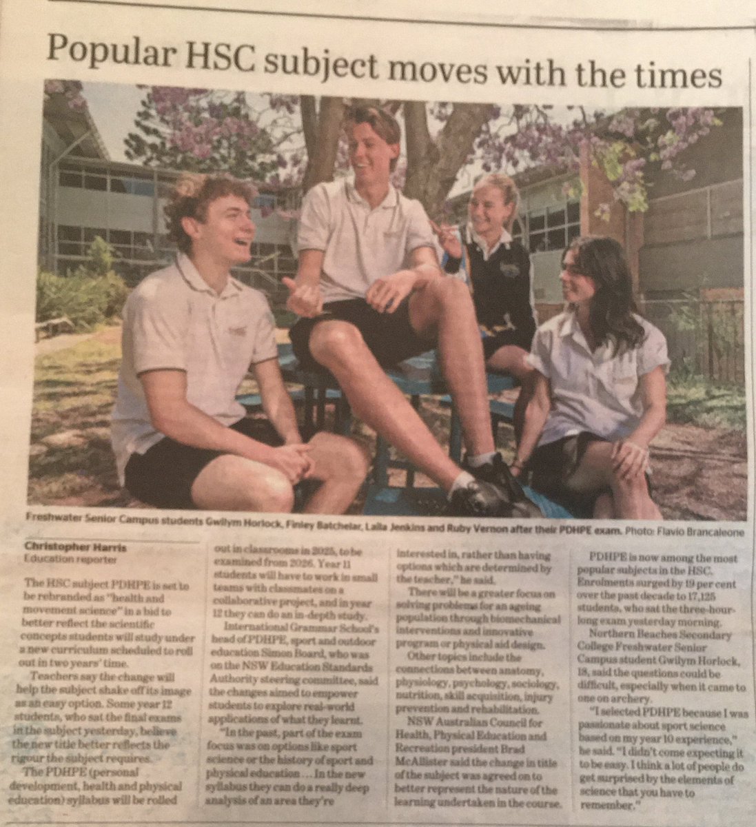 Exciting times ahead for the new Heath and Movement Science curriculum.  Thanks to ACHPER and their awesome leadership in this space!